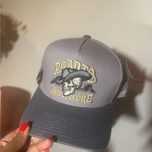 Gray 'Road to Nowhere' Cap